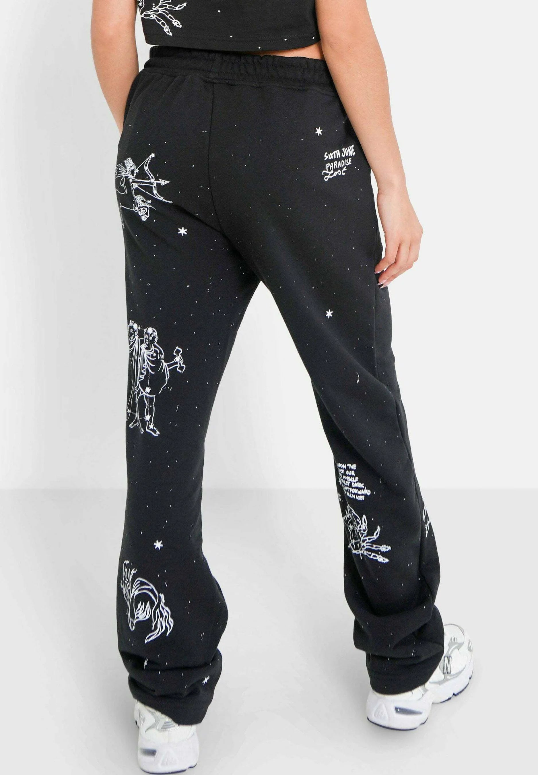 W SIXTH JUNE ASTRO PANTS BLACK
