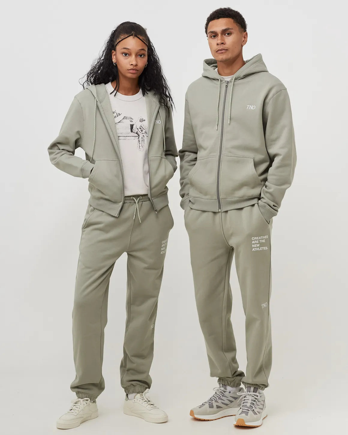 THE NEW ORIGINALS CATNA JOGGER PANTS SEAGRASS