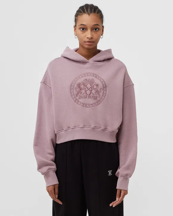 W DAILY PAPER NINGI HOODIE ELDERBERRY PINK
