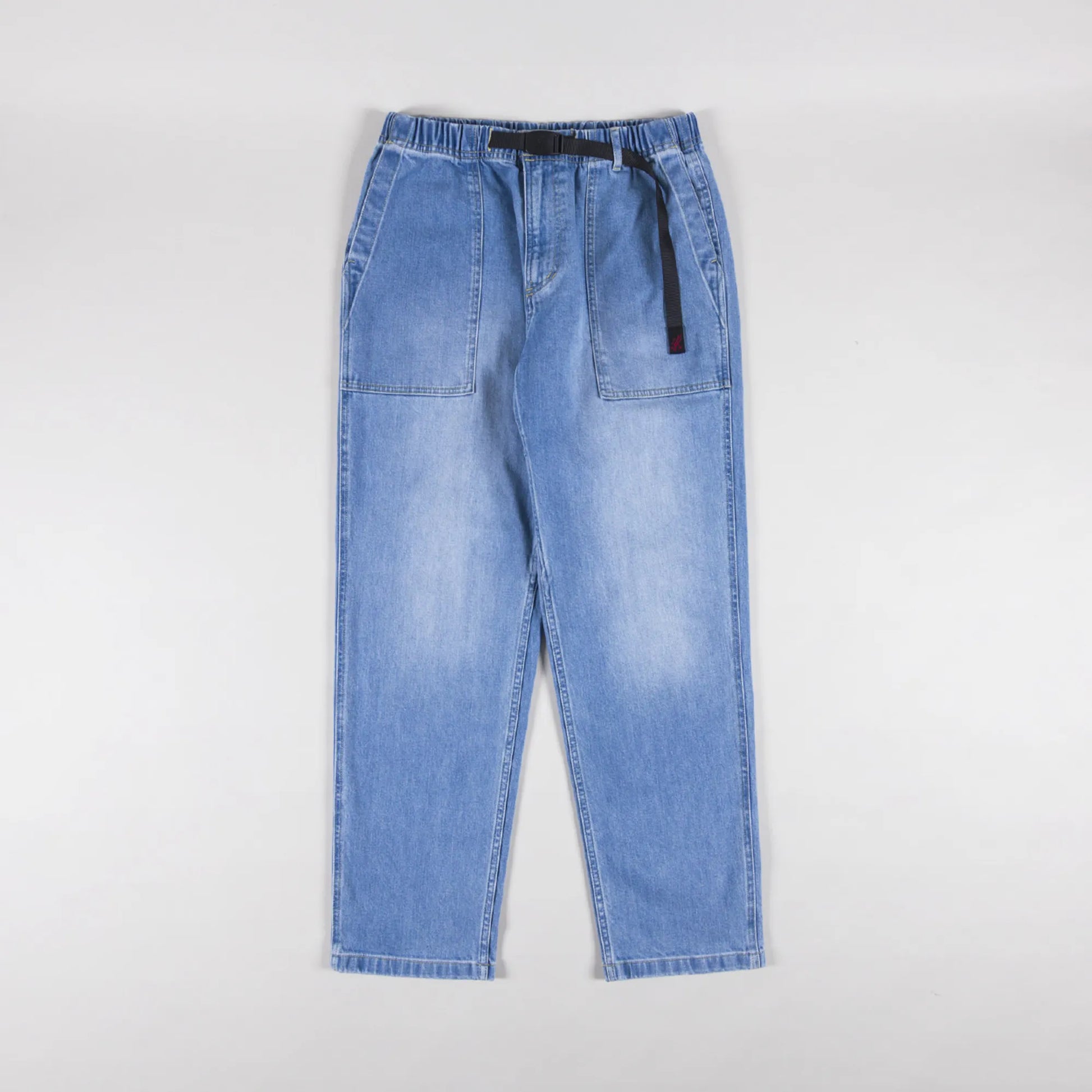 GRAMICCI STRETCH DENIM LOOSE TAPERED RIDGE PANT MEDIUM USED