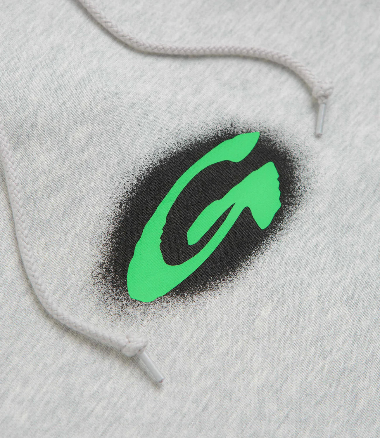 GRAMICCI G-BLUR HOODED SWEATSHIRT GREEN 