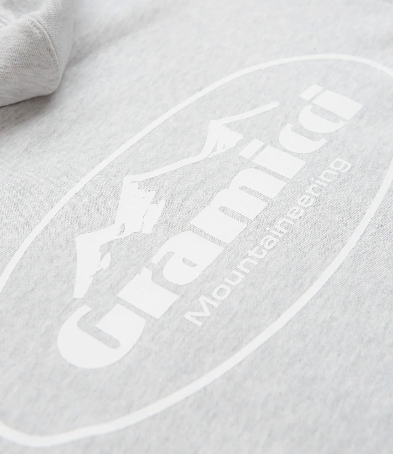GRAMICCI MOUNTAINEERING HOODED SWEATSHIRT GREY HEATHER