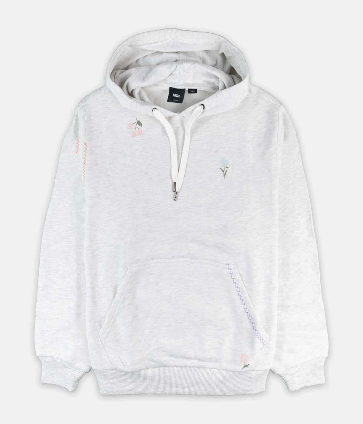 W VANS MICRO DITSY FLORAL HOODIE OATMEAL HEATHER
