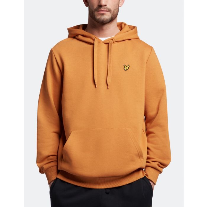 LYLE & SCOTT PULLOVER HOODIE CIDER BROWN