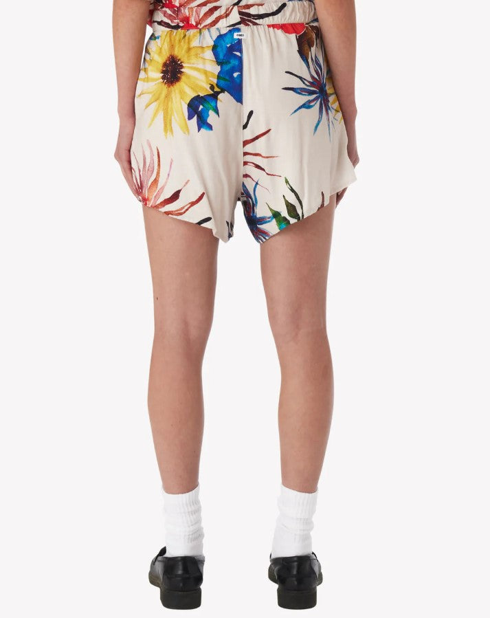 W OBEY MULTI FLOWERS SHORT UNBLEACHED MULTI