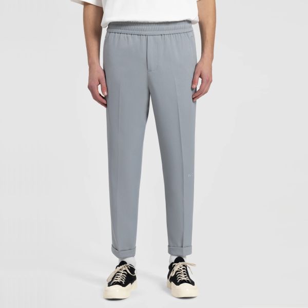 OLAF SLIM ELASTICATED TROUSER PANT LIGHT GREY