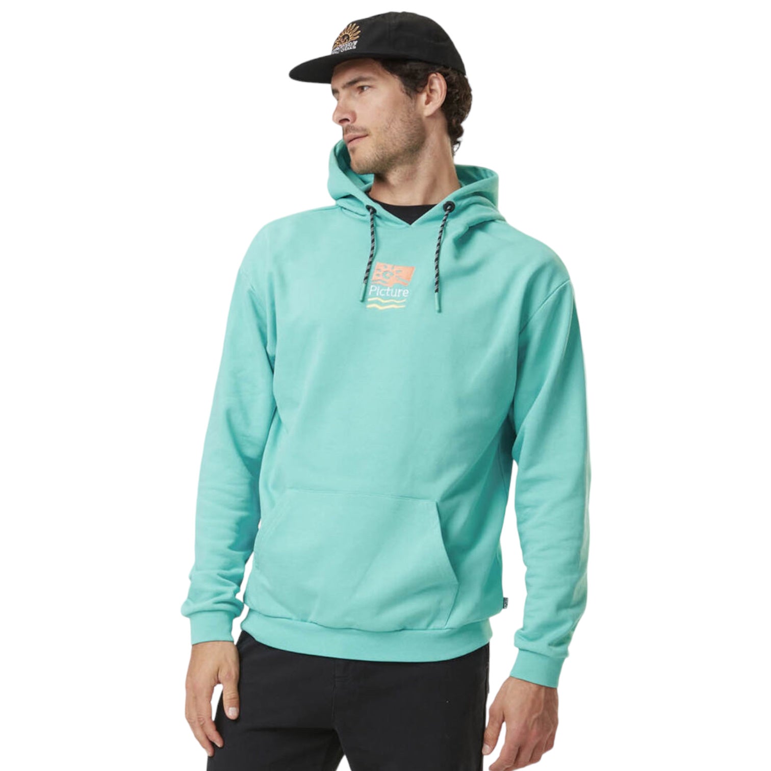 PICTURE CHEETIMA HOODIE BLUE TURQUOISE