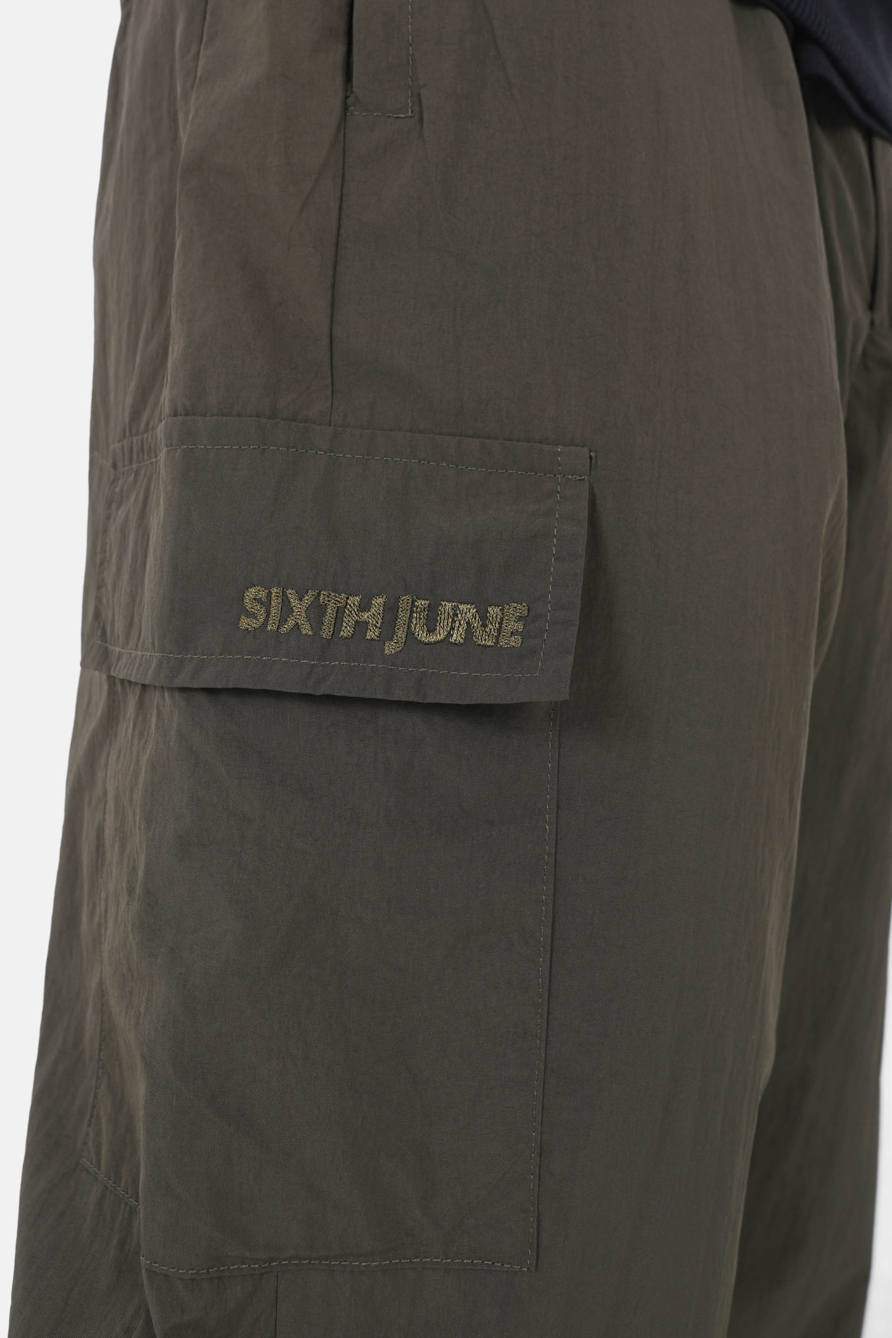 SIXTH JUNE NYLON CARGO PANT W/BUTTONS KHAKI