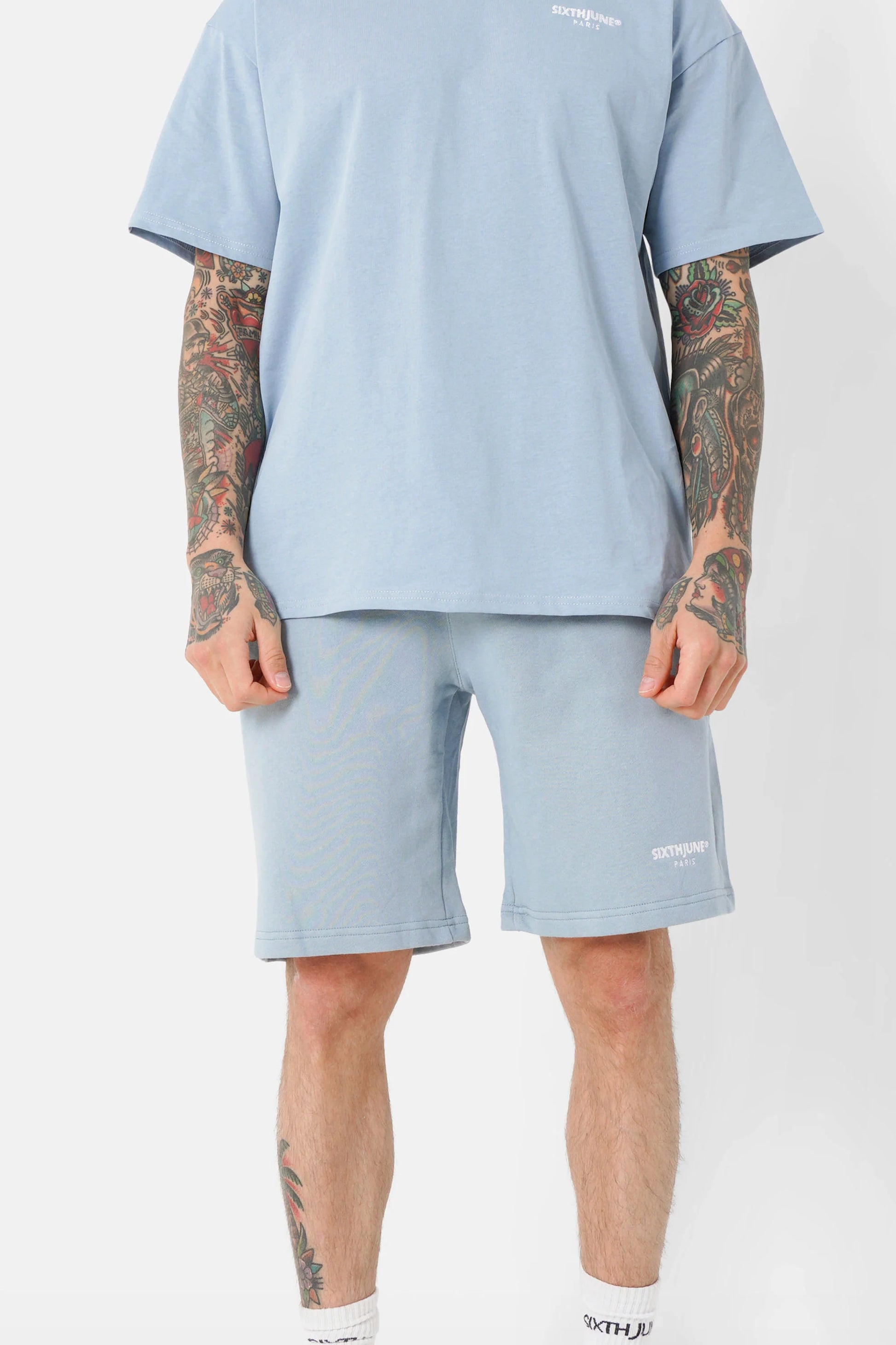 SIXTH JUNE REGULAR ESSENTIAL SHORT LIGHT BLUE