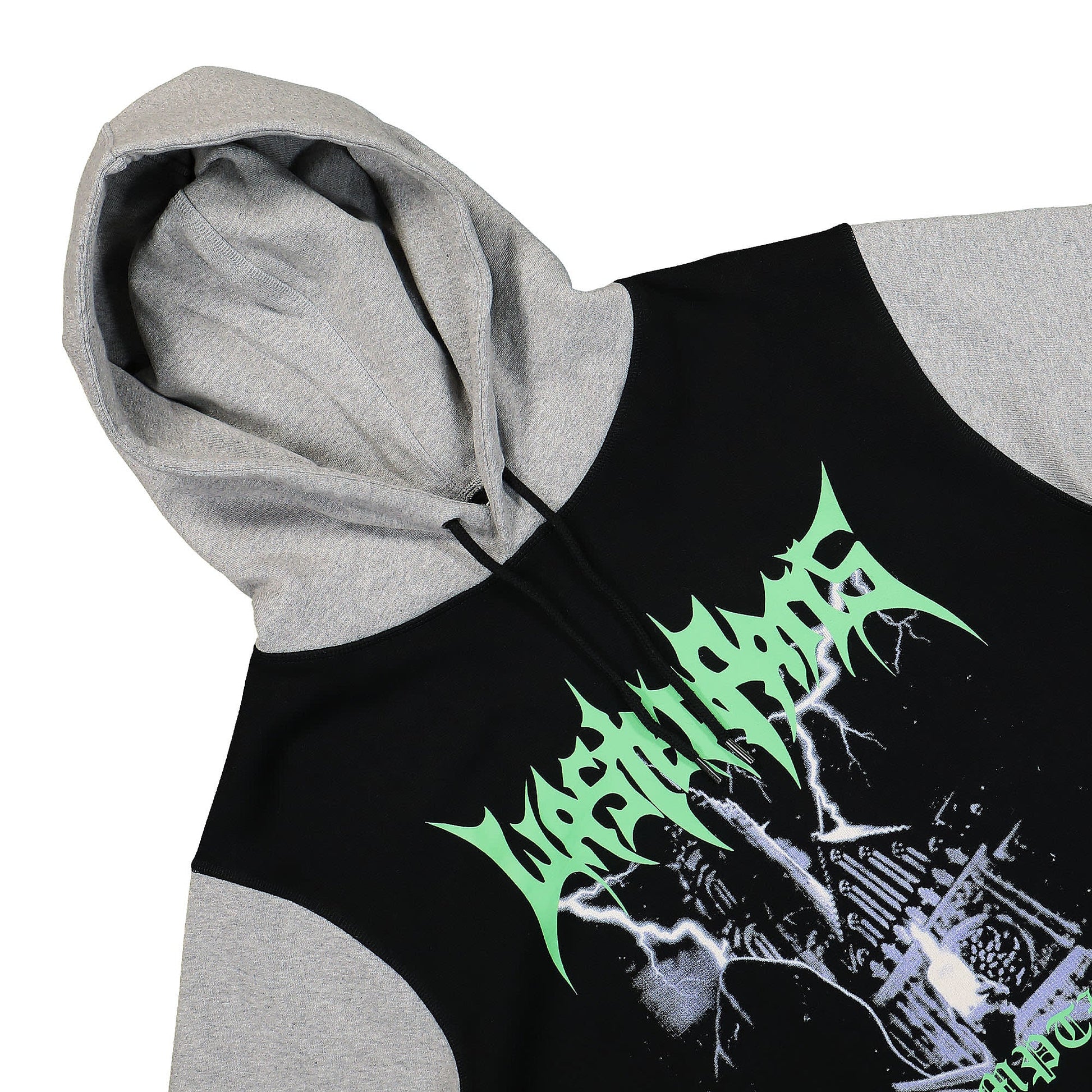 WASTED PARIS HOODIE REDEMPTION ASH GREY BLACK