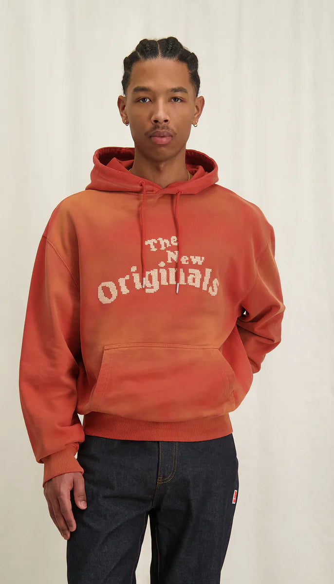 THE NEW ORIGINALS WORKMAN HOODIE ROOIBOS