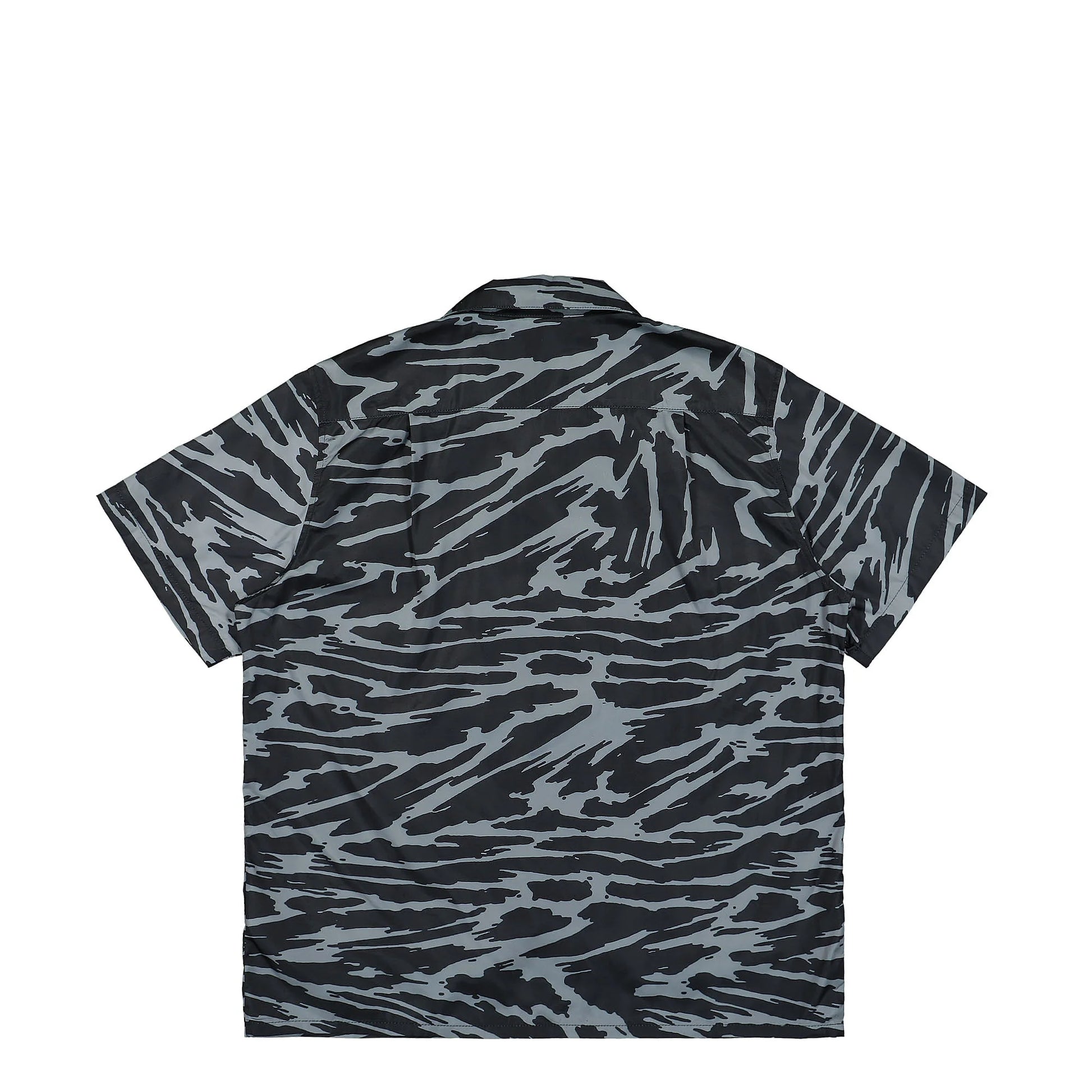 WASTED PARIS SHIRT ALLOVER HARVEY BLACK CHARCOAL GREY
