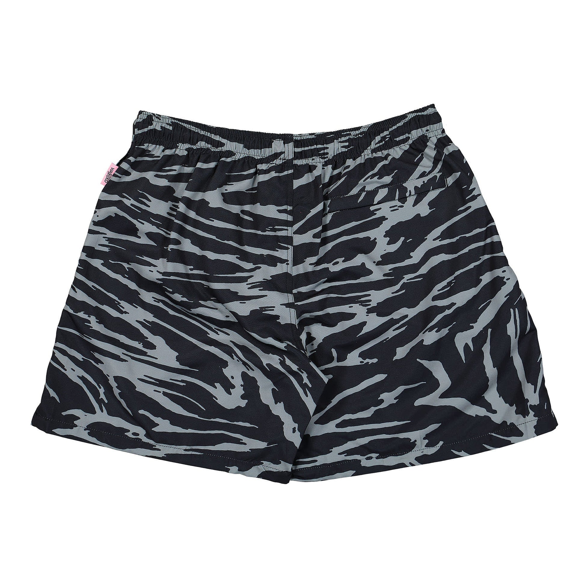 WASTED PARIS SWIM SHORT HARVEY ALLOVER BLACK WHITE