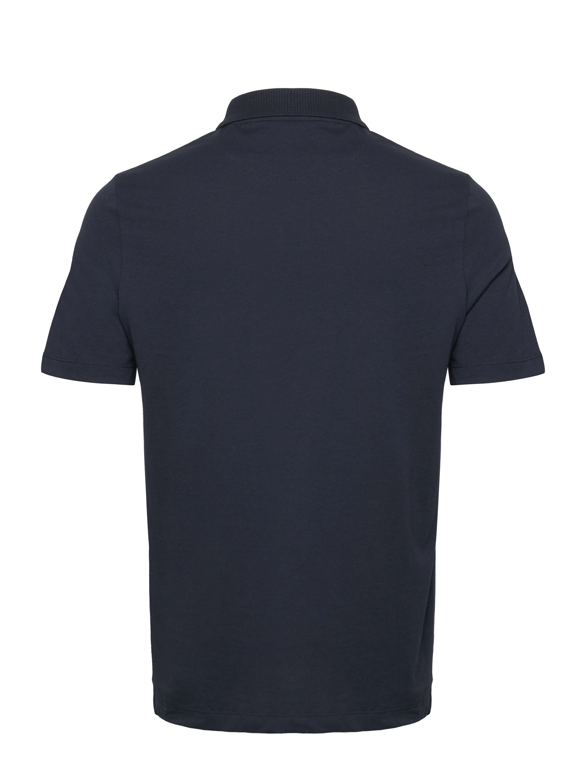 LYLE & SCOTT RIB WELT POLO SHIRT DARK NAVY